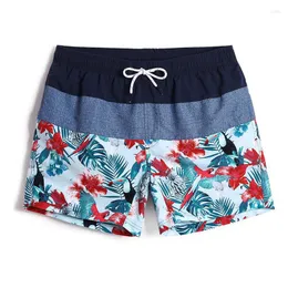 Pantalones cortos masculinos Qike Bajones de baño para hombres Pantalones de playa informales y deportes
