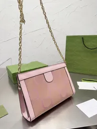 A mais recente série de bolsas de designer de ombro de bolsa de clipes combinadas com a corrente de combinação de couro ébano original e excelente efeito de parte superior do corpo