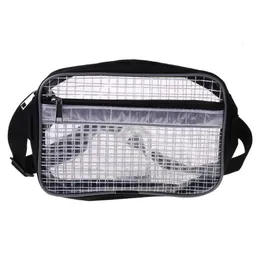 Midjepåsar Antistatiska renrum Clear Tool Full Cover PVC för ingenjör Fanny Pack 230310