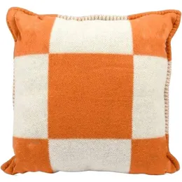 Travesseiro de carta travesseiro de caxemira travesseiro de designer tecido jacquard 45 45cm 65 65 cm Cushion Cushion Sofá covers de lã Heat Home Tex267a