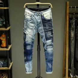 Jeans masculinos Men Splice