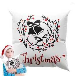 Decorações de Natal de travesseiro Capas de capa de férias Cushion for Home office