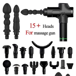 その他のマッサージアイテムMas Gun Head Vibration Mes Accesories Sile Heads for Fascia Percussion Vibrators女性男220115220UドロップデリDHHGD