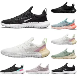 Bezpłatny bieg 5.0 Treakers Triple Pink Grey Fog Syracuse Team Green University Blue Walking Jogging Otdoors Bezpłatne 5 minimów trenerów sportowych 36-45