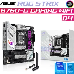 LGA 1700 ASUS ROG STRIX B760-G Gaming WiFi DDR4マザーボードI3 I5 I7 I9 CPU Intel B760 M.2 128GB Intel 13th Gen Micro-ATX New