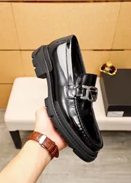 2023 Мужские одежды обувь бизнес подлинный кожаный дышащий в воздухопроницаемом оксфордском бренде мужской бренд офис свадебные квартиры обувь Mocassin Homme размер 38-45
