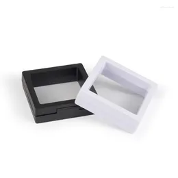 Smyckespåsar Ta Mingren S PVC Film Gem Display Case Gift Show Packaging Boxes