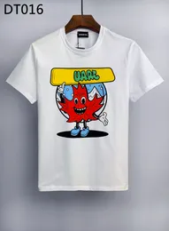 DSQ PHANTOM TURTLE 남성 티셔츠 남성 디자이너 T 셔츠 블랙 화이트 백 쿨 티셔츠 남성 여름 이탈리아 패션 캐주얼 스트리트 티셔츠 탑 플러스 사이즈 M-XXXL 158284