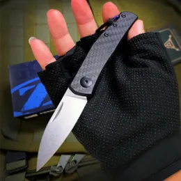 NEW ZT Zero Tolerance zt0235 0235 d2 blade carbon fiber Folding hunting camping knife xmas gift knife knives a3090200b