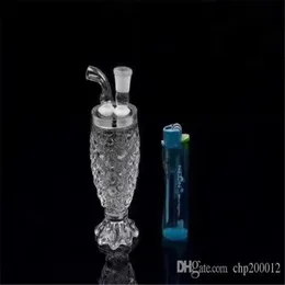 Sjöjungfru Crystal Pot grossistglasbongs tillbehör, rökvattenrör rökning
