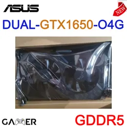 ASUS Dual GTX1650 O4GB Grafikkort GTX 1650 4G GDDR5 128BIT 8002MHz Support GPU Desktop CPU Gaming Motherboard videokort Nytt