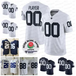 Zszyty NCAA Penn State Nittany Football Jersey Franco Harris Jersey Jason Cabinda Saeed Blacknall Curtis Cothran Brendan Mahon Chris Godwin PSU Jerseys