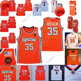 Syracus orang Basktball jrsy ncaa collg Anthony Buddy Bohim Josf Girard III Waitrs Bnny Williams Col Swidr Symir