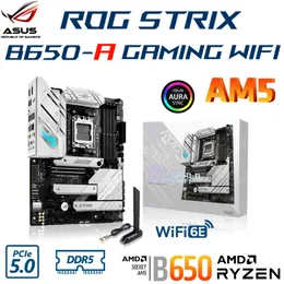 ASUS ROG STRIX B650-AゲームWiFiマザーボードサポートソケットAM5 AMD RYZEN 7000シリーズDDR5 128GB 6400 MHz Expo RAMデスクトップNew