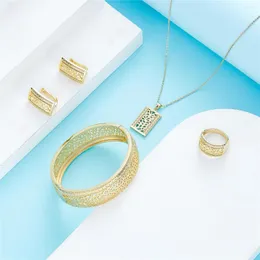 Halskette Ohrringe Set 2023 Mai Marokko Verkauf von Accessoires Hochzeitsschmuck für Frauen Traditionelles Kupfer Hohe Qualität