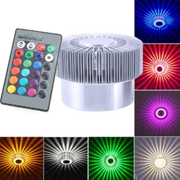 Montowana lampa ścienna LAMPA RGB RGB RGB Effect Lampa Promienie Słonecznika Promienie korytarza wewnątrz korytarza dekoracyjnego sufitu AC85-265V