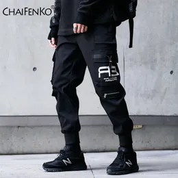 Herrenhosen CHAIFENKO Hip Hop Cargohose Männer Mode Harajuku Harem Hose Schwarz Streetwear Jogger Sweatpant Multi-Pocket Casual Herrenhose 230310