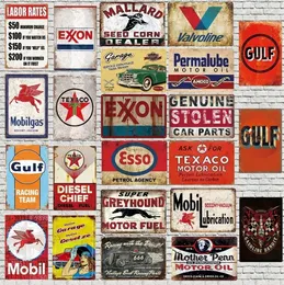 Garage Parts Serviço de carro Metal Tin Sinp Racing Team Metal Plate Plate Vintage Passo de parede chique de parede de parede Home Art Garage Decor de arte personalizada Decoração de arte 30x20cm W01