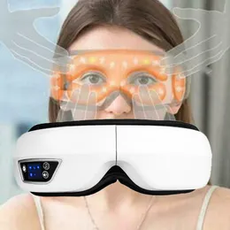 Augenmassagegerät 6D Smart Airbag Vibration Augenmassagegerät Augenpflegeinstrument Heizung Bluetooth Musik lindert Müdigkeit und Augenringe wiederaufladbar 230310