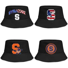 Syracuse Orange Round Logo Mens y mujeres Buckethat Cool personalizado Baseballcap Basketball Effect Effect Flag USA FLAG UNIV249X
