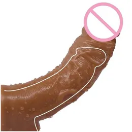 Masażer nóg zabawka masr wysoki elastyczny penis przedłużanie rękawów gęstość opóźniona ejakacja er wielokrotnego użytku para