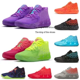 2023Lamelo shoes 2022 MB.01 Men Basketball Shoes For Sale Top Quality Rick And Morty Buzz City Black Blast Queen Citys Rock Ridge Red NotLamelo shoes