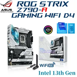 ASUS ROG STRIX Z790-A Gaming WiFi D4マザーボードサポートIntel Core 13thおよび12th Gen CPU DDR4 128G PCI-E 5.0 M.2 Placa Me New