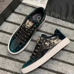 2023Mensshoes الأزياء العلامة التجارية Lace Up Sneakers المصمم المصمم حذاء الرجال الأصليين 38-44 MJNKMJH QX11600002