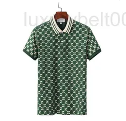 Herrpolos designer lyxskjortor avslappnad mode orm bin tryck broderi t shirt high street mens b2y4