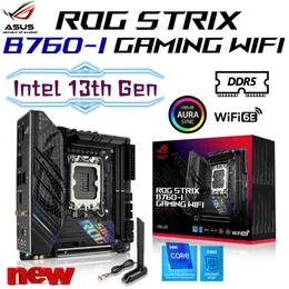 ASUS ROG STRIX B760-I GAMING WIFI DDR5 Scheda madre LGA 1700 Supporto Intel Core 13a e 12a CPU PCIe 5.0 Mini-ITX Placa Me Nuovo