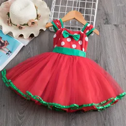 Dziewczyna sukienki Chrismas Tollder Girlder Party Tutu sukienka księżniczka Dzieci Causal Brithday Vestidos Infantil Ubrania dla dzieci