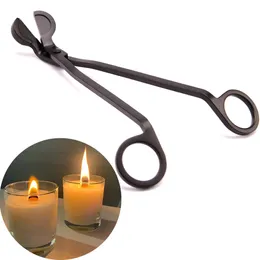 Candle Wick Trimmer rostfritt stål Ljusstak sax Trim Wick Cutter Snuffer Round Head Candle Core Shears Handgjorda verktyg