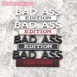 Party Decoration Bad Ass Edition Car Sticker för Auto Truck 3D Badge Emblem Decal Auto Accessories Body Leaf Board Banner