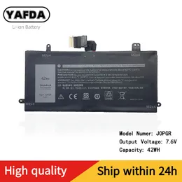 Tablet PC -batterier Yafda J0pgr Laptop Battery för Dell Latitude 12 5285 5290 T17G J0PGR 1WND8 X16TW JOPGR T17G001 7.6V 42WH