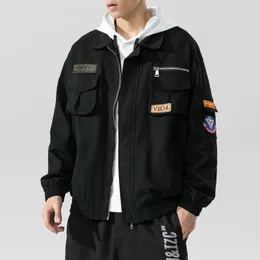 Amerikanischen Vintage Militärische Taktische Jacke Frühling Herbst Streetwear Hohe Qualität Mantel Harajuku Armee Grün Casual Tops Männer Kleidung