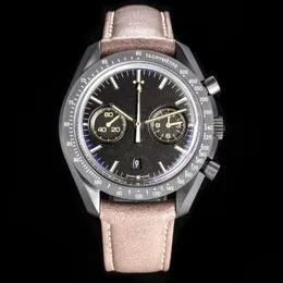 Moon watch Super Dark Moon watch automatic mechanical coaxial chronograph super luminous ceramic dial high-quality watch