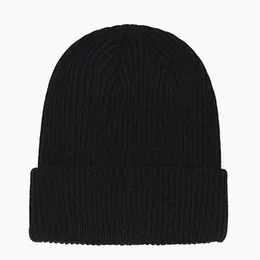 Теплая шапочка для мужчин Женские шапки черепа осень зимняя шляпа высокие вязаные шляпы Случайный рыбак Горро густые черепа CA302E