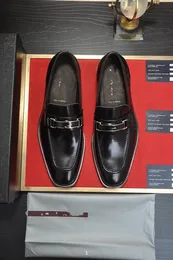 P3/6Model 2023 Autumn Classic Men's Designer Dress Shoes Leather Pointed Formal Shoes Man Slip-on Low-heel Wedding Shoes Men zapatos hombre vestir