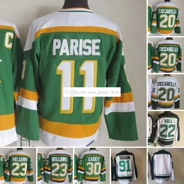 1967-1999 Movie Retro CCM Hockey Jersey Embroidery 20 DinoCiccarelli 23 BrianBellows 11 JpParise 30 JonCasey 91 TylerSeguin Vintage Jerseys