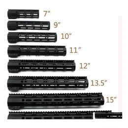 Others Tactical Accessories Car Dvr 7910111213 51517 Inch Mlok Clamp Style Handguard Rail Picatinny Mount System Black Drop Delivery Dhieu