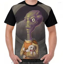 Men's T-skjortor Spacehead Joe Graphic T-shirt män toppar tee kvinnor skjorta rolig tryck o-hals kort ärm tshirts