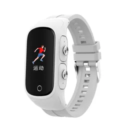 2-i-1 Smart Watch TWS Earuds True Wireless BT5.0 hörlurar Fitness Sports Tracker Smart Armband Wrist Band Heart Rate Monitor