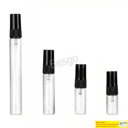 Bottiglie di profumo vuote trasparenti portatili 2ml 5 ml 10ml Flacone spray per profumo in vetro Contenitori cosmetici con flaconi spray atomizzatore