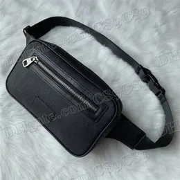 Designer Luxury Leather Waist Bag Sport Runner Fanny Pack Belly midja Bum Bag Fitness Running Belt Jogging Pouch Back Gri228d