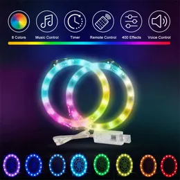 Multifunctional Ps5 Console Decoration Light 7 Colors Dazzle Color Changing Luminescent Atmosphere Lamp DIY Remote Control Gaming Accessories DHL Free