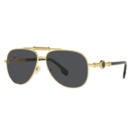 2023 New Luxury designer sunglasses for women Men attitude sunglasses gold frame Pilot metal frame vintage style outdoor design classical model 2236 With box