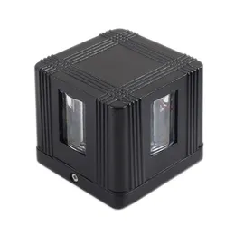 Lâmpadas de parede Modern Waterper impermeável LED 12W Quadrado 4 fonte de luz Lâmpada de varanda de jardim interior externa