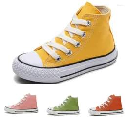 Athletic Shoes Kids For Baby Girls Colorful Ankle High Canvas Parent Children Leisure Boys Toddler Sneakers Trainer