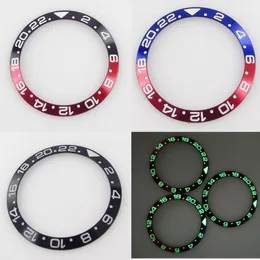 Watch Repair Kits Green Super Luminous 38mm Red Blue Bezel Ring Insert Fit 40mm Case Tools &