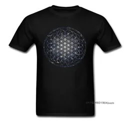 Marke T -Shirt Männer Mandala T -Shirts Blume des Lebens Sacred Geometrie Tops T -Shirts Baumwolle Grafik T -Shirt Stern Cluster Chic Kleidung 2107073334803